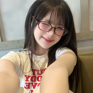 Thời Trang Nhật Bản Hình Bầu Dục Nhỏ Khung Cơm Móng Tay Gương Phẳng Nữ Chống Xanh Khung Gương Hợp Thời Trang retro Kính Khung Văn Học Nhỏ Tươi