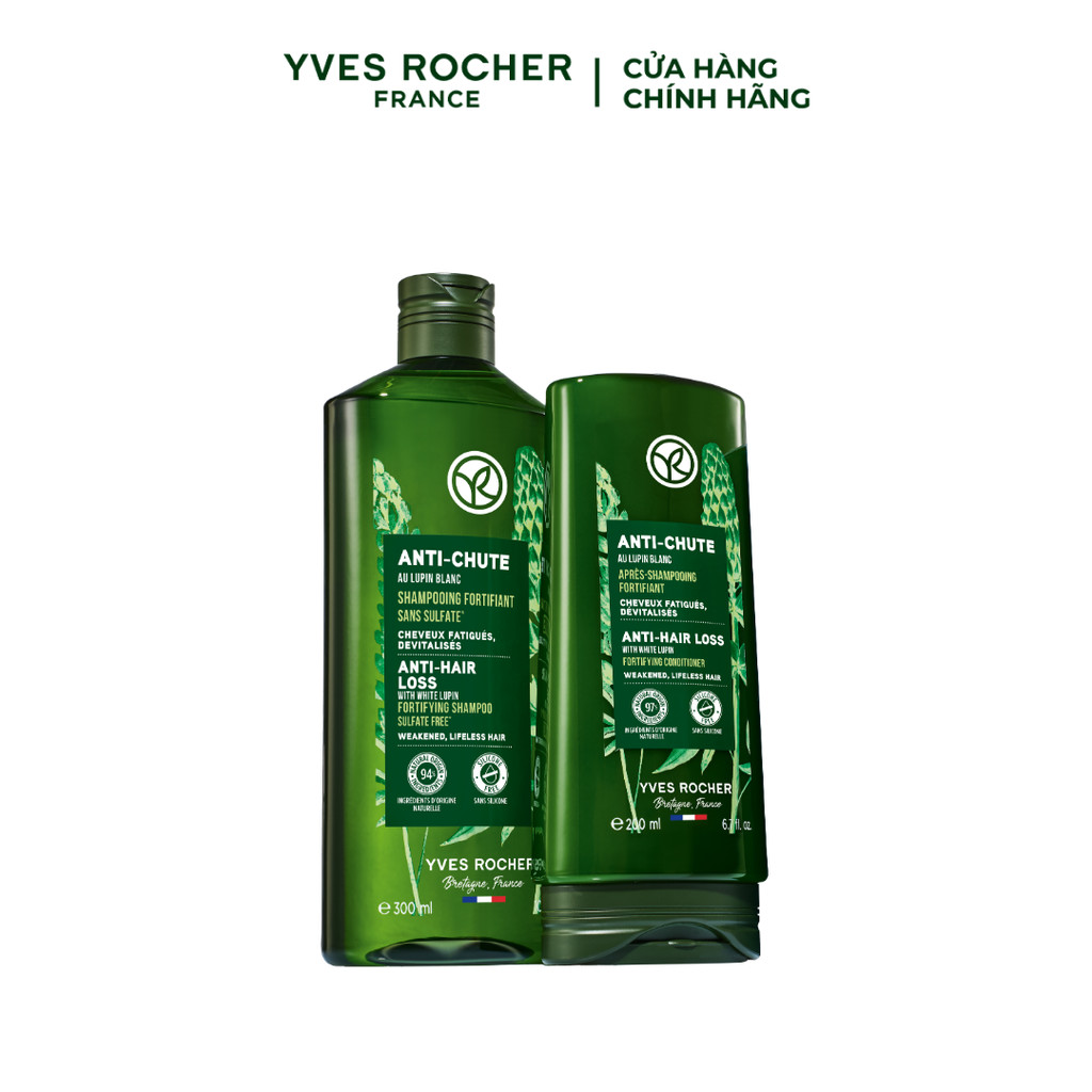 Ảnh Bộ gội xả thiên nhiên không Sulfate không Silicon Yves Rocher 300mlx200ml (nhiều phân loại) 2