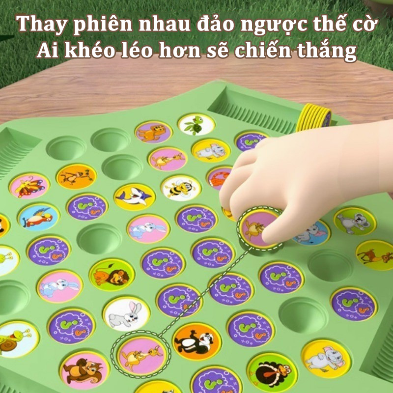 Đồ chơi Lật cờ vua xếp hình rèn luyện trí nhớ, cặp trẻ em, tương tác giữa cha mẹ và con cái, trò chơi lý luận xếp hình