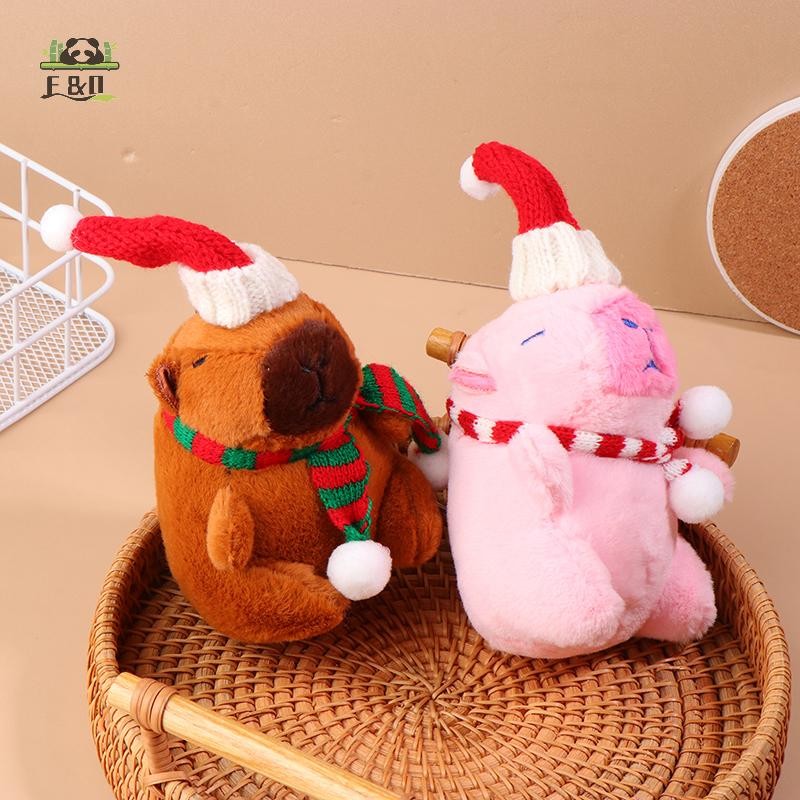 [SHNZDD] Hoạt Hình Dễ Thương Capybara Mặt Dây Chuyền Sang Trọng Túi Búp Bê Đồ Trang Trí Búp Bê Để Bàn Xe Mặt Dây Chuyền EMKK