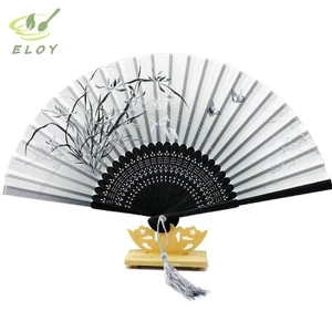 Quạt gấp phong cách Trung Quốc cổ điển Quạt cầm tay Shank Quạt khiêu vũ cổ điển có sel Elegent Quạt nữ Trang trí nội thất VN
