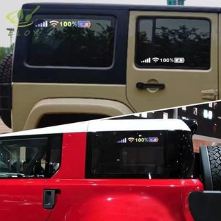 [MAO] Đánh dấu mức Wifi Đề can ô tô Kính chắn gió phía sau ô tô Nhãn dán vui nhộn VN