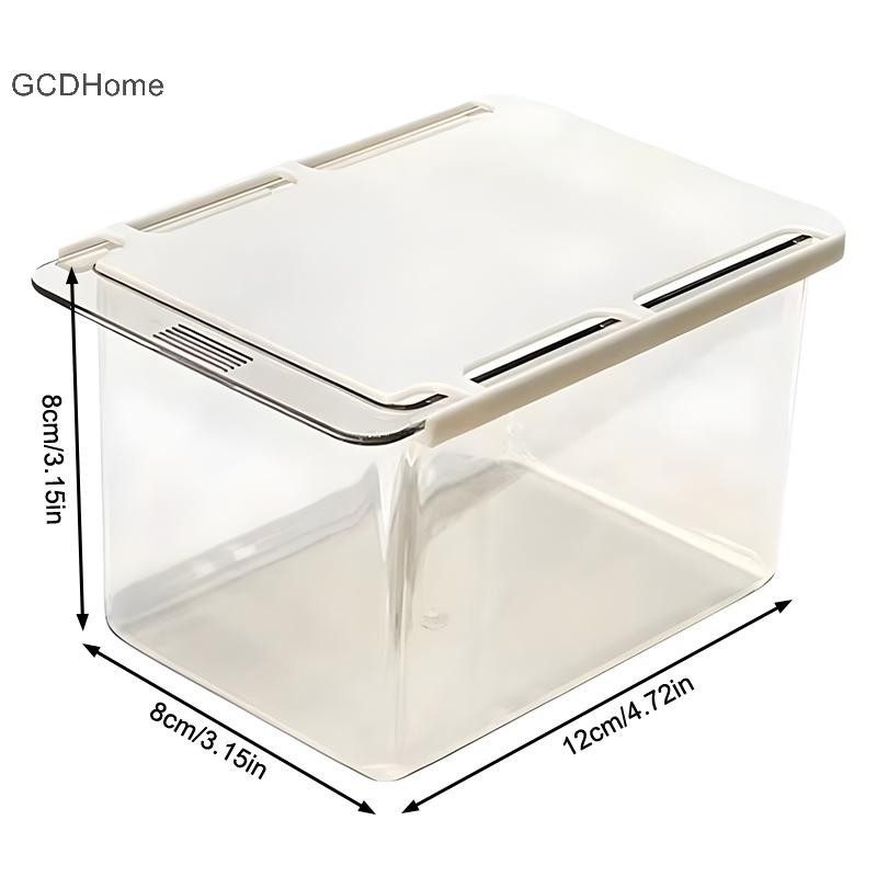 GCDHome Ngăn Kéo Phong Cách Hộp Bảo Quản Dưới Gương Tủ Phòng Tắm Trong Suốt Bông Dính Trang Điểm Phòng Tắm Cotton Kéo Ra Lưu Trữ HOT