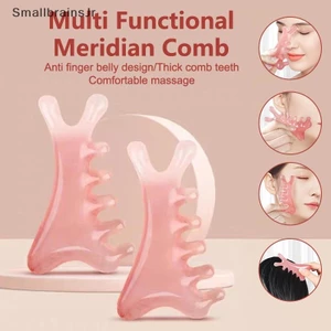 SmallbrainsJr 2 Chiếc Massage Kinh Tuyến Cơ Thể Nhựa Năm Răng Rộng Châm Cứu Lưu Thông Máu Chống Tĩnh Điện Mịn Tóc vn