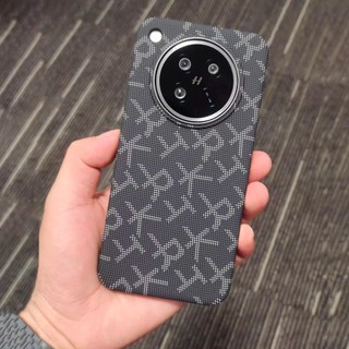 Ốp lưng hoa văn Kevlar chữ hoa cũ phù hợp cho OPPO Find X8s+, X8 Ultra khung kim loại X8 Pro = Hàng hóa giao ngay