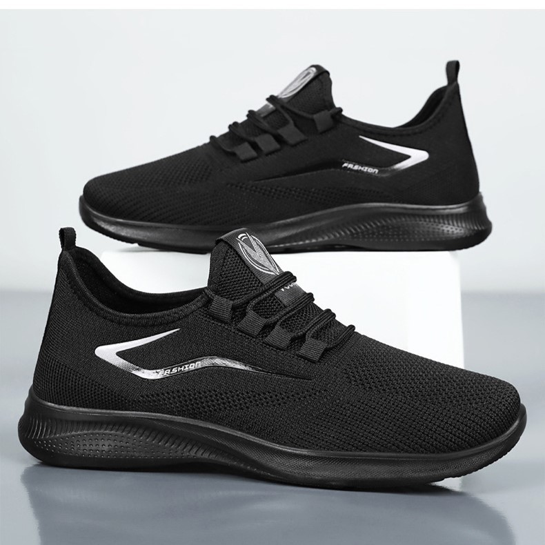 🇻🇳 Giày Sneaker Nam Vải Lưới Thoáng Khí Đa Sắc Thiết Kế Năng Động Hàng Sẵn Kho​