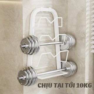 Kệ Cài Vung Dán Tường Thép Cacbon Chống Gỉ, Giá Để Nắp Nồi Kem Khay Hứng Nước Thông Minh