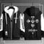 YB1 Jujutsu Kaisen Satoru Gojo Itadori Yuji hoạt hình dây kéo Áo khoác Hoodie áo khoác Unisex dài tay Top BY1