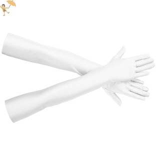 [GOU] Găng Tay Chống Nắng Spandex Co Giãn Cao Đảng Hộp Đêm Cưới Găng Tay Đen VN