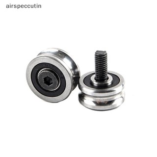 Airpeccutin SG15 SG20 SG25 SG66 + M5 M6 M8 Vòng bi ròng rọc thép vít Hướng dẫn theo dõi Con lăn EN