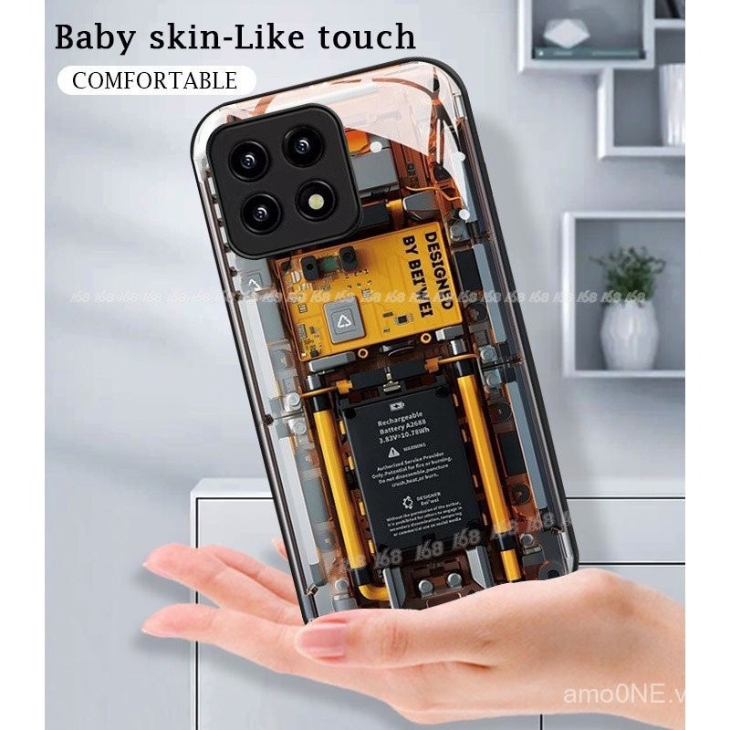 Xiaomi 14t Vỏ Xiaomi 14t Pro Vỏ bảng mạch pcba Glass chống sốc điện thoại trường hợp với máy ảnh bảo vệ cơ khí gió công nghệ xu hướng cảm giác điện thoại bìa cho chàng trai sinh viên