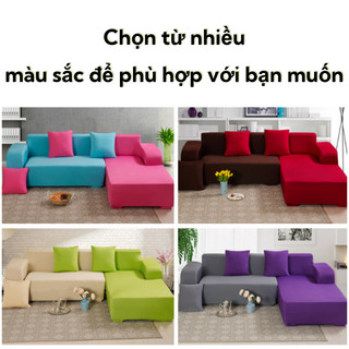 Vỏ ghế sofa, bọc ghế sofa trơn,Vải siêu căng,Chống Trượt Vỏ Bọc Ghế