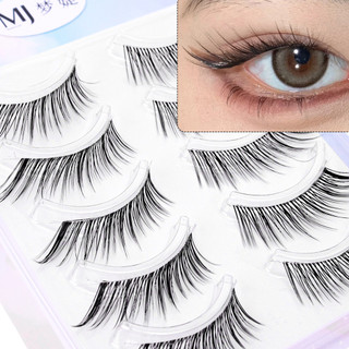 DIY Fox Eyes Effect Winged Thick Full Strip Lông Mi Giả - Nhẹ Thoải Mái Lông Mi Người Mới Bắt Đầu Mắt Dụng Cụ Trang Điểm