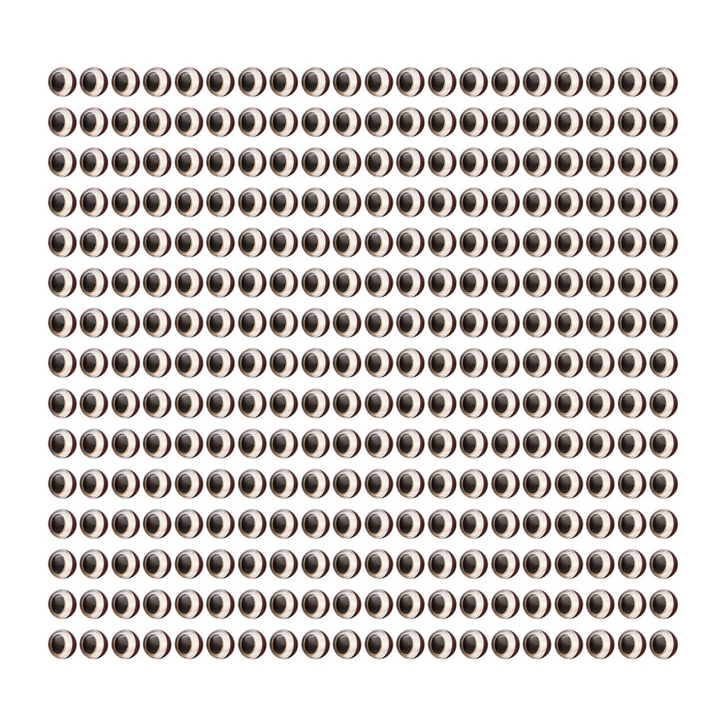 300 Mắt Rắn 3D Gắn Mồi Giả Câu Cá 3 / 4 / 5 / 6mm