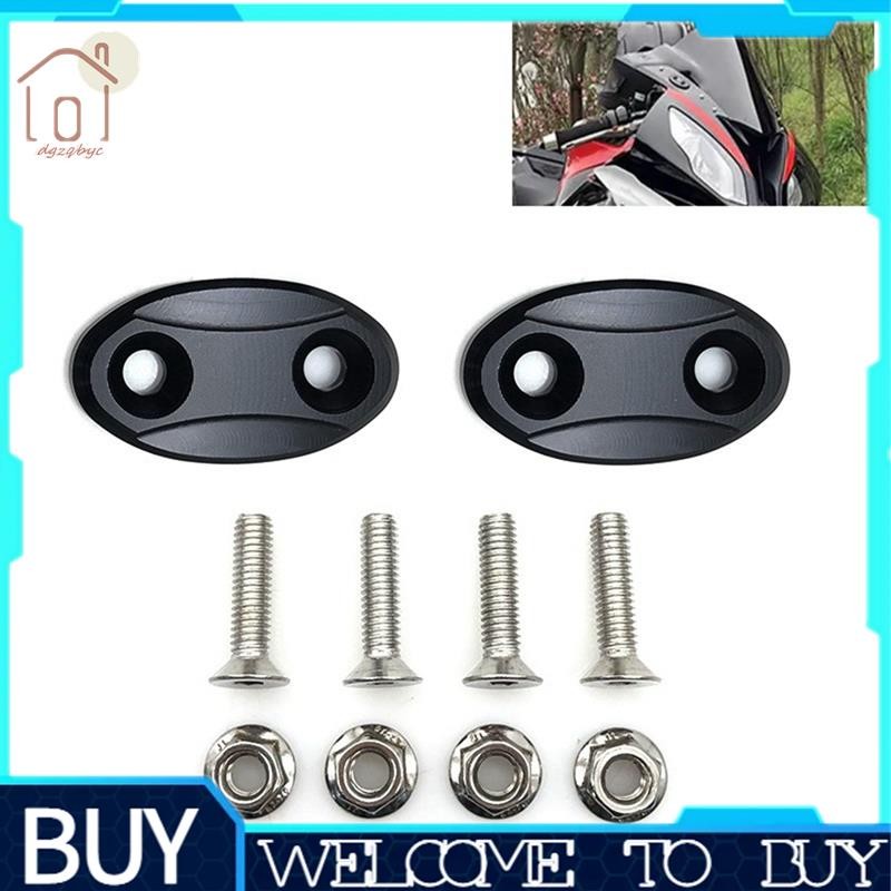Xe Máy Khối TẮT Tấm Chiếu Hậu Gương Lỗ Bao Cho Xe BMW S1000RR 2009-2019 YAMAHA R1 2007-2014 Linh Kiện Thay Thế Màu Đen
