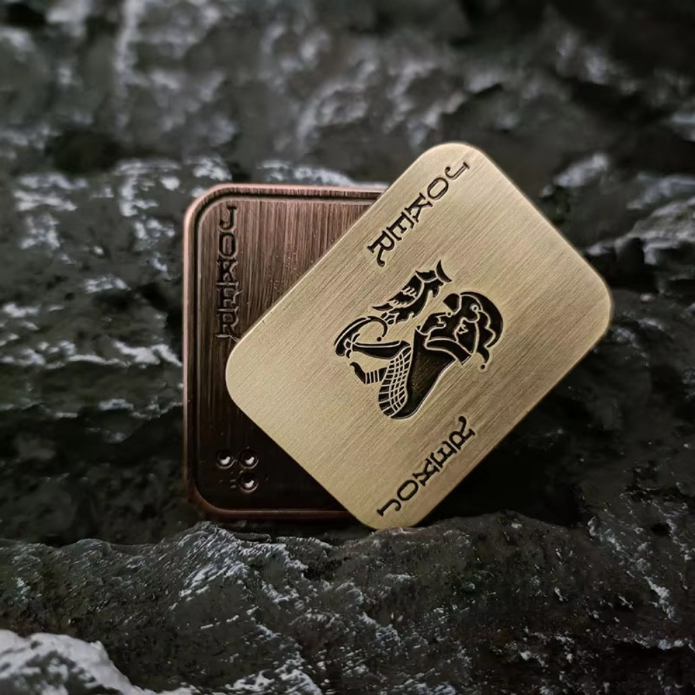 EDC Đẩy Thanh Trượt Kim Loại Fidget Chống Căng Thẳng Đồ Chơi Người Lớn Ngón Tay Spinner Poker Giảm Lo Âu Đồ Chơi Di Động Pop Từ Thanh Trượt Trò Chơi