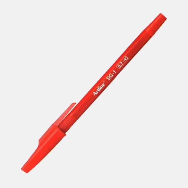 Bút bi gel Artline SG-1 nét 0.7mm đậm mực.