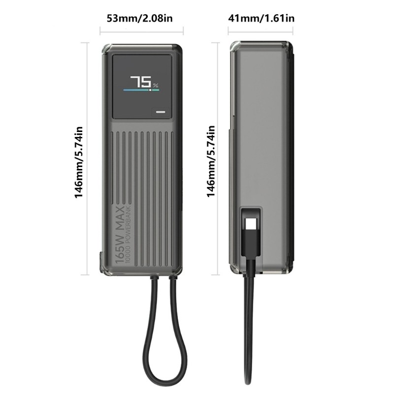 Ốp bảo vệ TPU bền IOR cho hộp Powerbank 165W 10000 PB1165MI