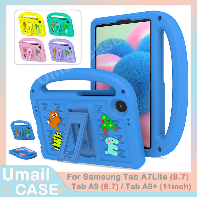 Ốp Chống Sốc An Toàn Cho Trẻ Em Cho Samsung Tab A9 8.7 X110 X115 A9 + A9 Plus X210 X216 A7Lite 8.7 T220 T225 Eva Tay Cầm Vỏ Máy Tính Bảng