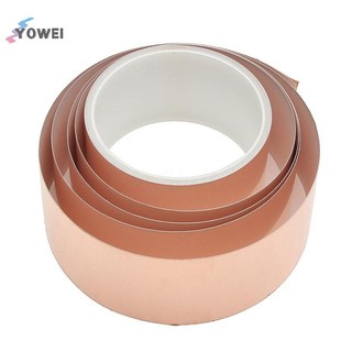 YOWEI 50mm x EMI Đồng Lá Chắn Băng Dẫn Điện Tự Dính Rào Chắn Đàn Guitar Mới VN