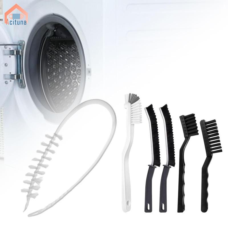 Bộ bàn chải làm sạch máy giặt Acutuna Nhẹ thiết thực chắc chắn cho không gian chật hẹp Bàn chải làm sạch Đồ dùng làm sạch gia dụng