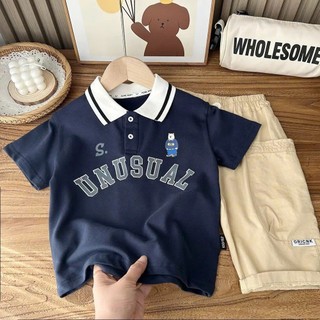 Áo rời polo UNU dành cho bé trai 18-52kg năng động, Áo cổ bẻ cho bé trai.Áo cộc tay bé trai. H42
