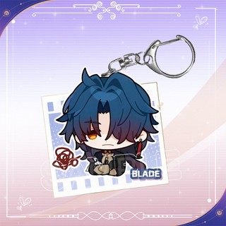 Goodme Blade Kafka Anime Móc Khóa Honkai Star Rail Nam Móc Chìa Khóa Cho Nữ Thời Trang Quyến Rũ Hình Acrylic Móc Khóa Mặt Dây Chuyền Quà Tặng