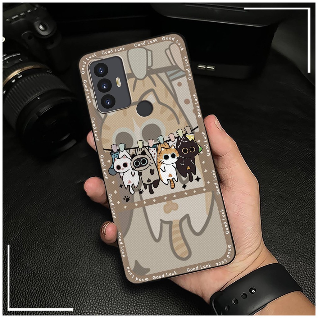 Ốp Điện Thoại Bọc Toàn Bộ Chống Thấm Nước Cho TCL 30SE / 30E / 306 / 305 / Sharp Aquos V6 / V6 Plus Thiết Kế Thời Trang Bảo Vệ Bền Chống Sốc Túi Điện Thoại Bảo Vệ Điện Thoại Silicon Hoạt Hình TPU Dễ Thương