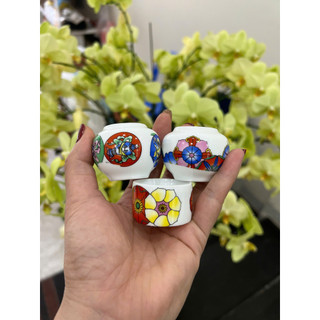 Bộ 3 cóng sứ chào mào,tàu cao cấp,đã bao gồm tai cóng