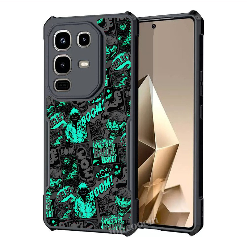 Ốp điện thoại Graffiti BOOM tiên tiến hợp thời trang Infinix 60 50 50S 50X 40X 40S 40 Edge Pro Plus 4G 5G Vỏ bảo vệ chống mồ hôi
