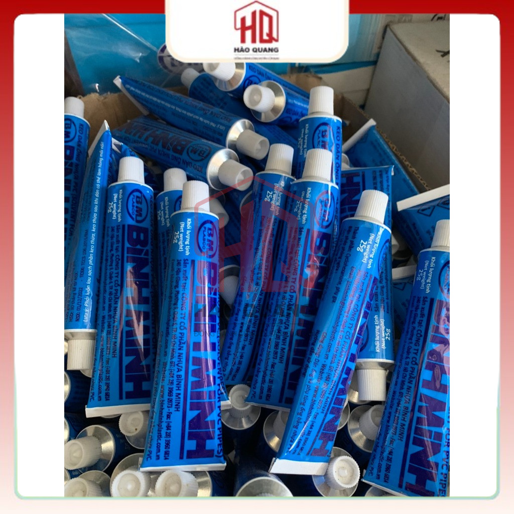 Keo Dán Ống Bình Minh 25g/50g – Chuyên Dụng Cho Ống Nhựa PVC