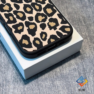 [Goddess Glow] Vỏ đèn ngủ da báo cho iPhone12-16 Pro Max | Vỏ mờ chống sốc & chống trượt