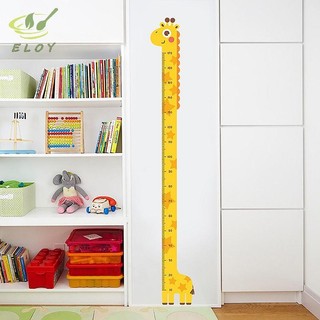 [MAO] 1 Miếng Dán Tường Động Vật Hoạt Hình Đo Chiều Cao Động Vật Hươu Cao Cổ Thước Tăng Trưởng Trẻ Em Biểu Đồ Tăng Trưởng Cho Trẻ Em Phòng Ngủ Bé Mầm Non VN