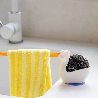 ☀Giá đỡ nhà bếp đa chức năng dễ thương cho chim mỏ dài, giá để khăn rửa chén, tổ chức sấy khô bát đĩa YTDZ