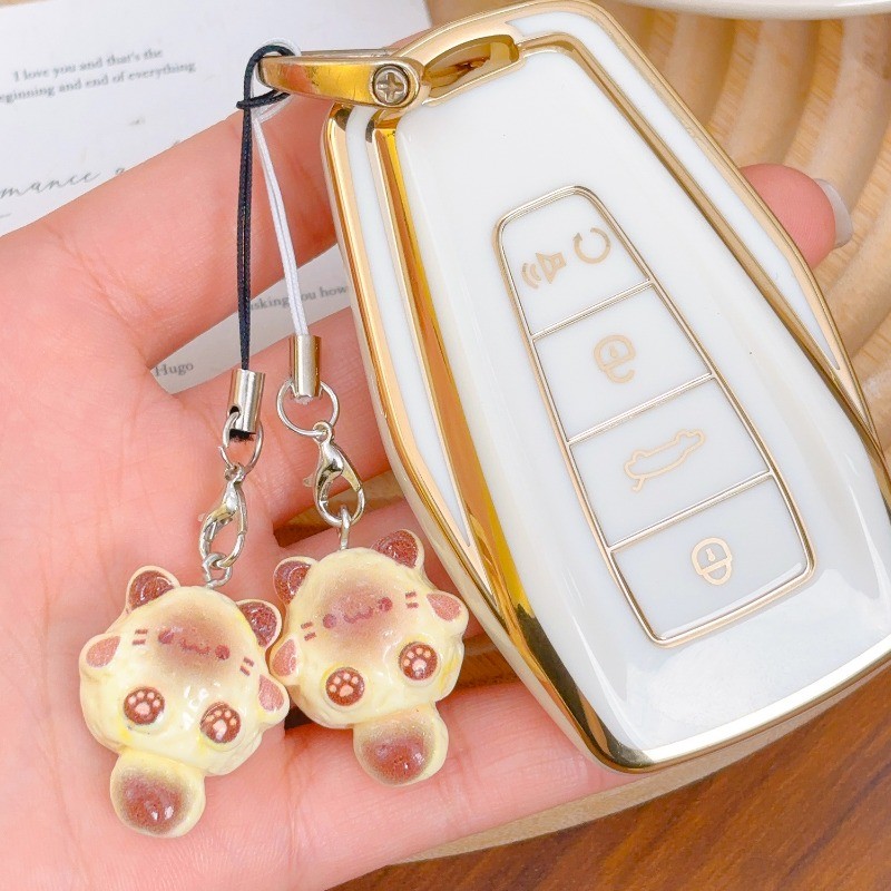 2 / 5 Dây Xích Điện Thoại Động Vật Di Động - Sáng Tạo Mèo Xiêm Thiết Kế Móc Khóa Mặt Dây Chuyền Thời Trang Cho Điện Thoại Thông Minh