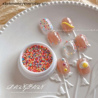 [savemoneyeveryday] 1 Hộp Đầy Màu Sắc Chấm Bi Móng Tay Nghệ Thuật Lấp Lánh Kim Sa Lấp Lánh Móng Tay Hình Tròn Kim Sa Lấp Lánh Paillette Flakes Cho Móng Tay Nghệ Thuật 3d Đề Can Phụ Kiện [vn]