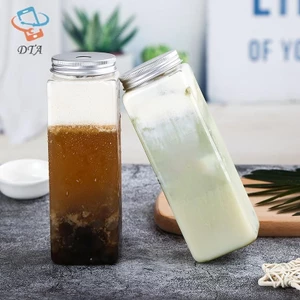 500ml Nước ép trái cây cầm tay Chai trà pha lạnh Chai nước giải khát bằng nhựa trong suốt Chai trà sữa dùng một lần VN
