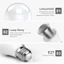 OIMG 2 Chiếc E27 LED Radar Cảm Biến Chuyển Động Bóng Đèn 220V Ánh Sáng Trắng 6000K Phát Hiện Hồng Ngoại Ánh Sáng Thông Minh Làm Việc Ban Đêm 15W 12W Radar Bóng Đèn Cảm Ứng