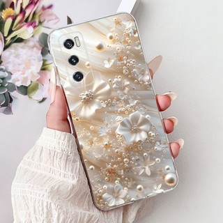 Dành Cho Vivo V20 SE V2022 V2023 / V20 V2024 V2025 Vỏ Điện Thoại Mèo Hoa Thanh Lịch Vivo V 20 V20SE Vỏ TPU Silicon Mềm