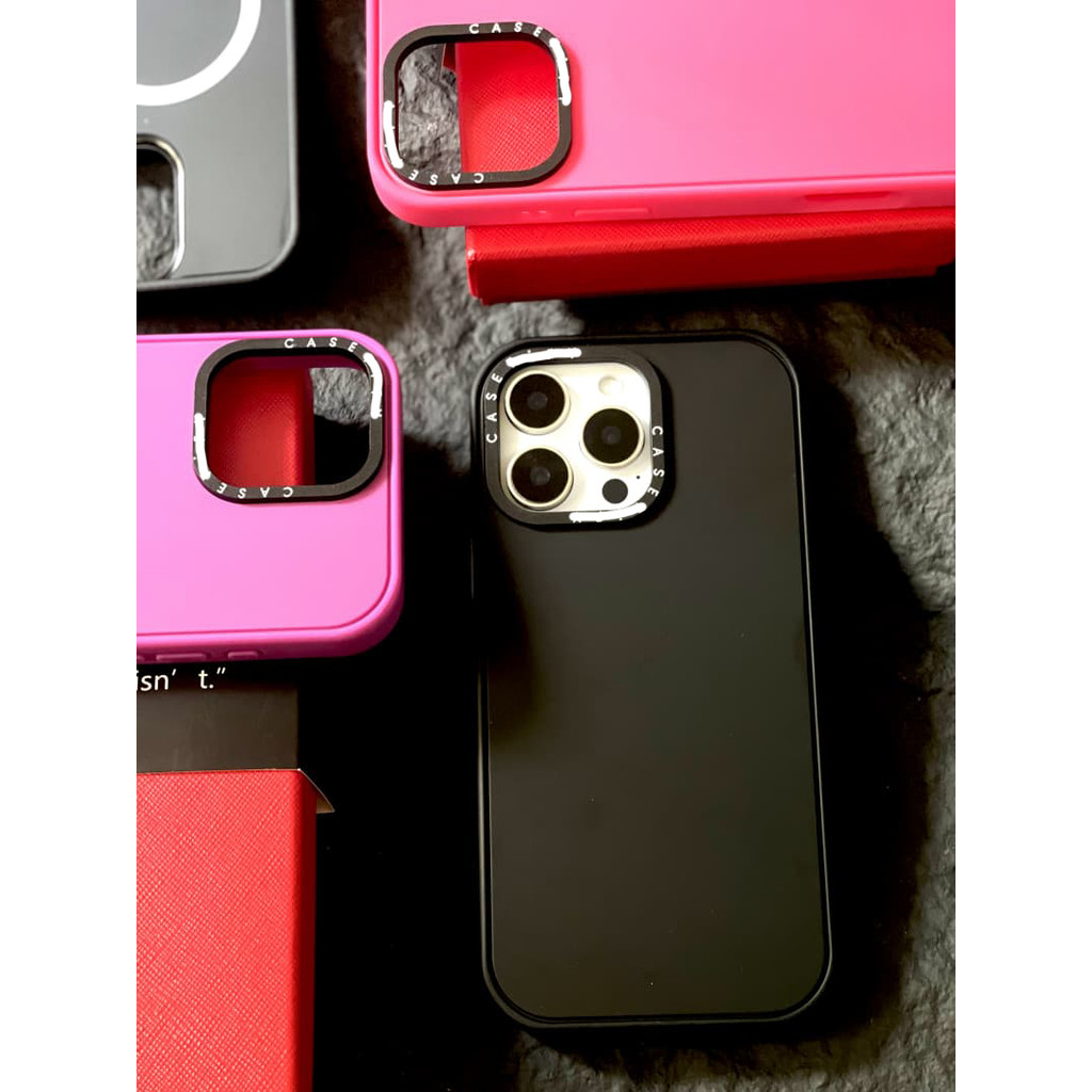 CASECASEX Mờ Đen Mờ Tím Mờ RosePink Tác Động Từ Hút Cứng Dành Cho Apple IPhone 13 14 15 16 Pro Max Có Hộp Đóng Gói