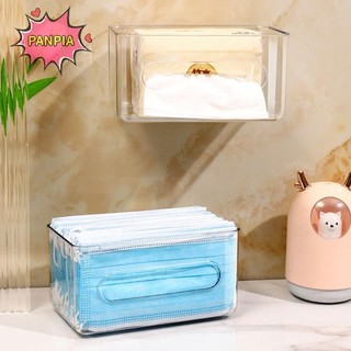 Pnpia Hộp Bảo Quản Trong Suốt Treo Tường Hộp Khăn Giấy Dung Tích Lớn Dùng Một Lần Giá Đỡ Khẩu Trang Miễn Phí Đấm Cho Văn Phòng Tại Nhà Boutique