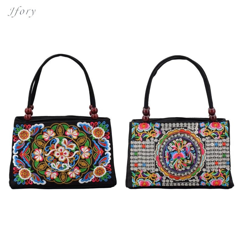 Hộp đựng đồ du lịch Jfory Tote Túi xách thêu cho công việc khách sạn