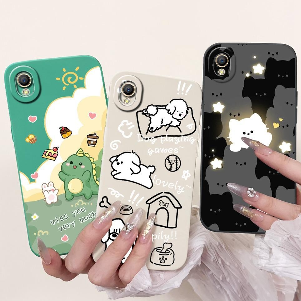 Ốp Điện Thoại Oppo A37 OppoA37 A 37 Oppo A37f A37fw A37m Vỏ Bảo Vệ Camera Silicon Mềm Gấu Trúc Mèo Nữ Tính Thời Trang