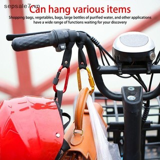[Đồ chơi] 1 / 2 Móc trước xe tay ga điện Móc tay lái hợp kim nhôm cho xe đẩy em bé Móc treo móc chữ D Móc xe máy {vn}