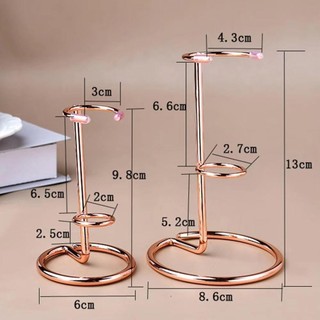 Giá đỡ trưng bày cây đũa phép OUSXA, Đế trưng bày pha lê giả thiết kế đế tròn, Kệ sắt trang trí thời trang Bệ để trang trí văn phòng tại nhà