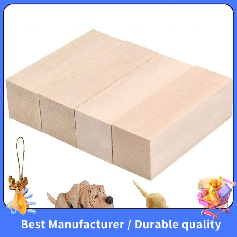 Khối gỗ khắc lớn Khối gỗ Whittling Khối khắc gỗ trầm Bộ gỗ mềm chưa hoàn thiện dành cho người mới bắt đầu chạm khắc