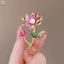 Tinh Tế Mới Magpie Sen Trâm Dành Cho Nữ Áo Chân Huy Hiệu Vintage Pha Lê Hoa Xòe Váy Cô Dâu Tiệc Cưới Trang Sức Quà Tặng Mới