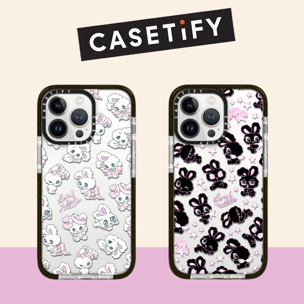 Casetify Black Pink Rabbit Soft Phone Casetify cho iPhone 16 Pro Max 16 ...