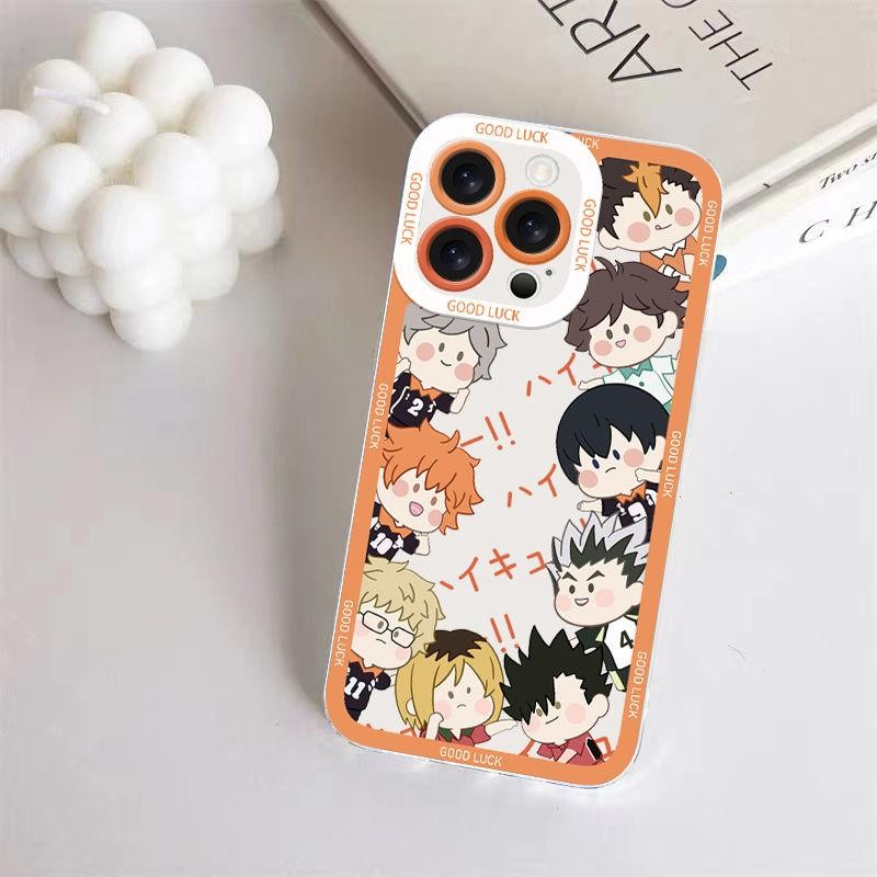 Ốp Lưng Điện Thoại VIVO Y03 Y20 Y12A Y11S Y12A Y11 Y12 Y15 Y17 Y15S Y15A Y51 Y31 Y19S Y100 V40 Lite V30E V29E Ốp Lưng Anime Haikyuu Shoyo Hinata Tobio Kageyama Kozume Kenma Hoạt Hình