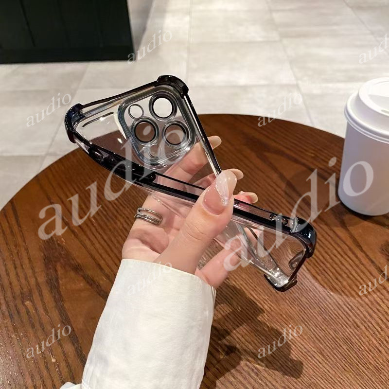 Ốp điện thoại trong suốt mạ bốn góc OPPO Find X9 Pro 5G cho Oppo Find X9 FindX9 Pro 5G Ốp lưng silicon mềm chống sốc sang trọng cho OPPO Find X9Pro FindX9Pro 5G